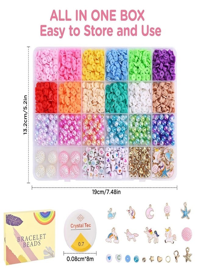 Dodhar Unicorn Bracelet Making Kit for Girls, Jewellery Making Kit for Kids DIY Bead Set Making, Toys for Girls Age 6-12 Years Old Gift Box Multicolor (Unicorn Bracelet Making Kit) - Image 2